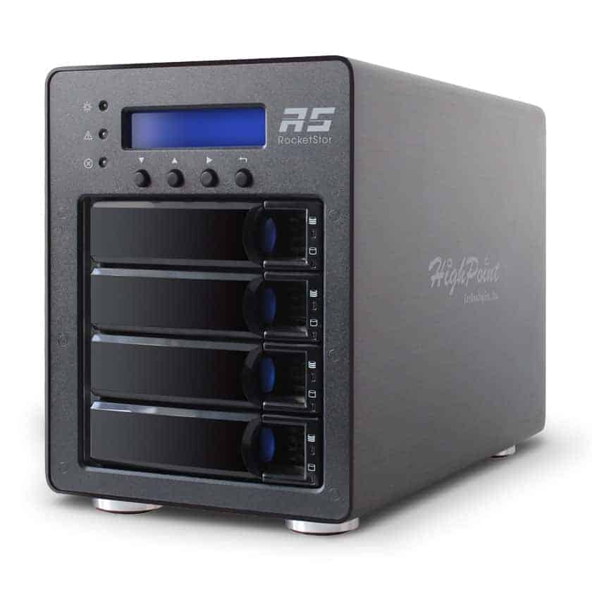 (image for) Highpoint SSD6540M eNVMe RAID M.2 14GB/s 4 Bay Storage Box